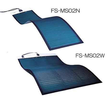 フレキシブルソーラーパネル